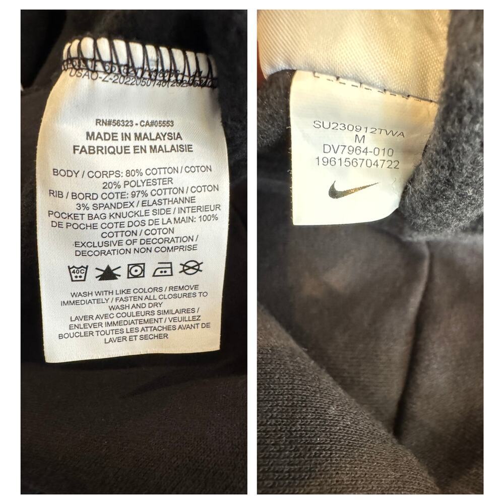 Nike Phoenix Drawstring Waist Fleece Romper Size Medium - Picture 7 of 9